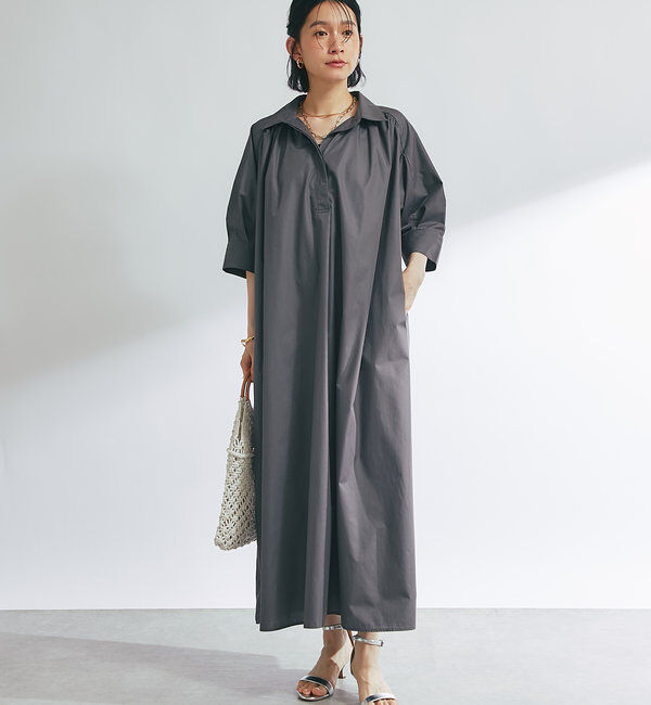  「《新色追加》スキッパーシャツワンピース」|その他|