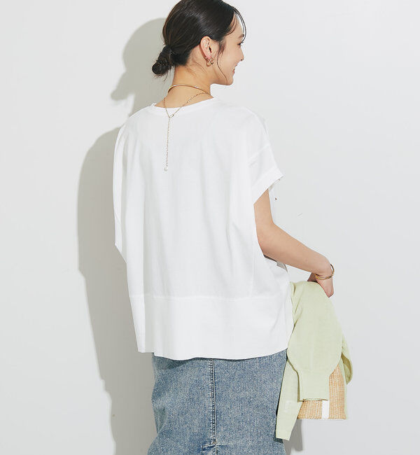  「《着回し力抜群》シルケットワイドTシャツ」|Tシャツ・カットソー|