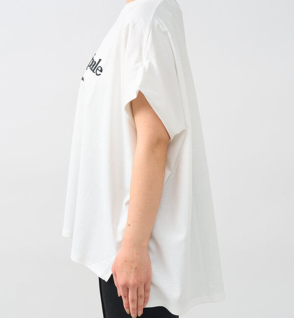  「《綿100％・洗練された雰囲気》シルケットボックス発砲プリントTシャツ」|Tシャツ・カットソー|