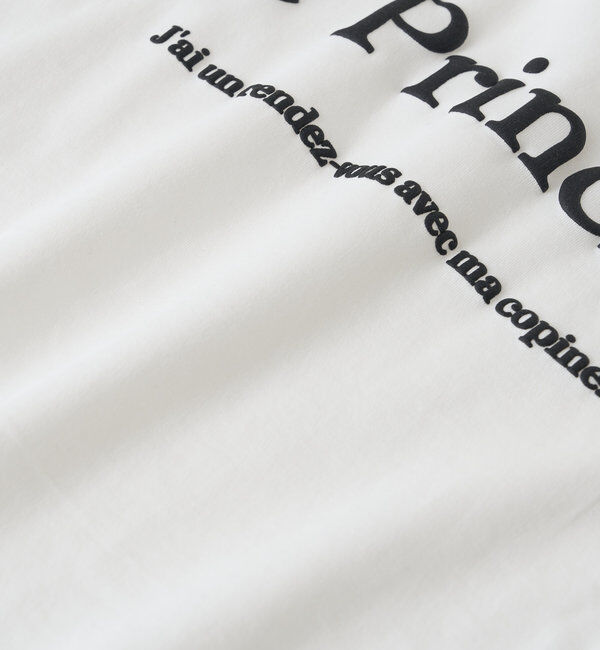  「《綿100％・洗練された雰囲気》シルケットボックス発砲プリントTシャツ」|Tシャツ・カットソー|