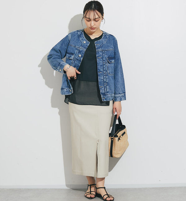  「裾シアータンク」|シャツ・ブラウス|