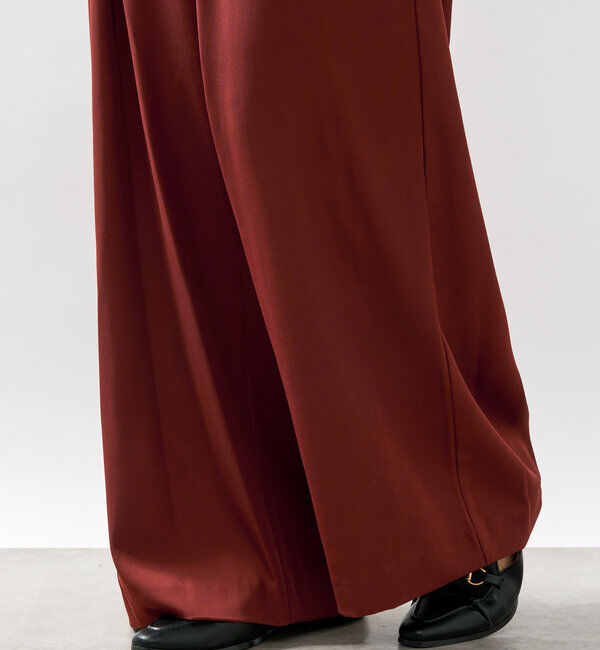  「《美シルエット・楽な履き心地》2タックワイドパンツ」|その他|