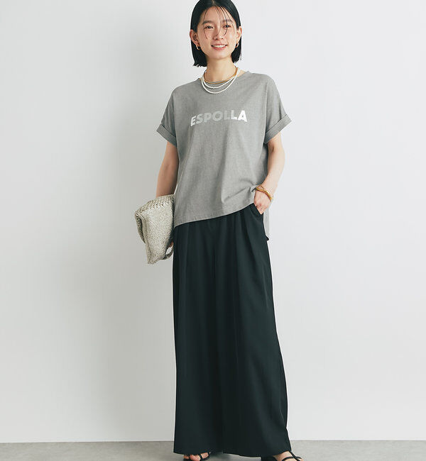  「《美シルエット・楽な履き心地》2タックワイドパンツ」|その他|