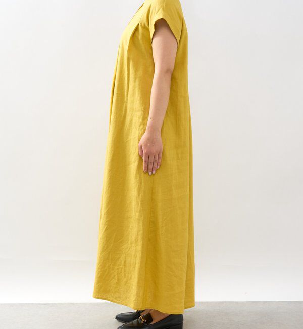  「《１枚で涼しく》レーヨン麻ポプリンワンピース」|その他|