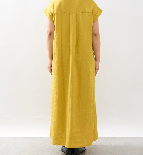  「《１枚で涼しく》レーヨン麻ポプリンワンピース」|その他|