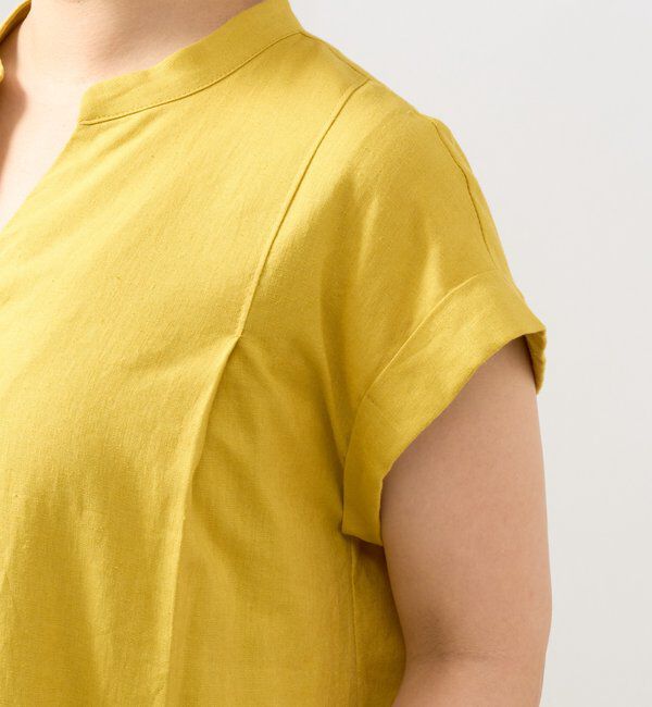  「《１枚で涼しく》レーヨン麻ポプリンワンピース」|その他|