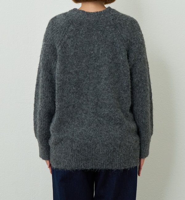  「《ふんわり暖か》アルパカタッチラグランニット」|ニット・セーター|