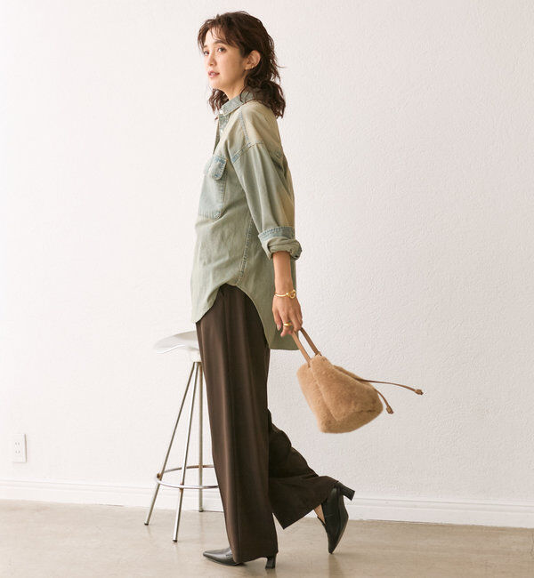  「【ベストセラー】【MONN.:.(モン)】ビッグデニムシャツ」|シャツ・ブラウス|