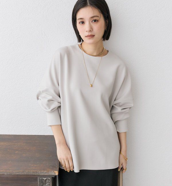  「【楽ちんキレイ】ダンボールポンチョプルオーバー」|Tシャツ・カットソー|