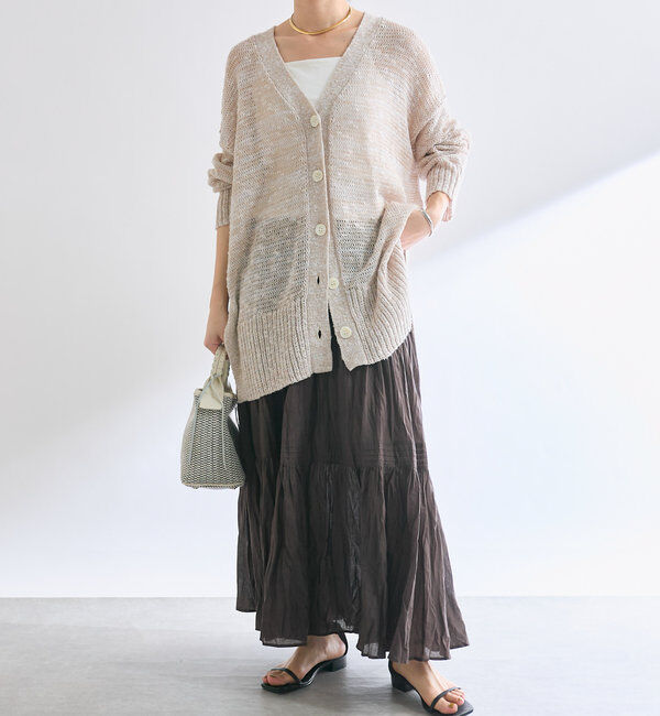  「【名品リバイバル/5色展開】コットンワッシャープリーツスカート」|スカート|