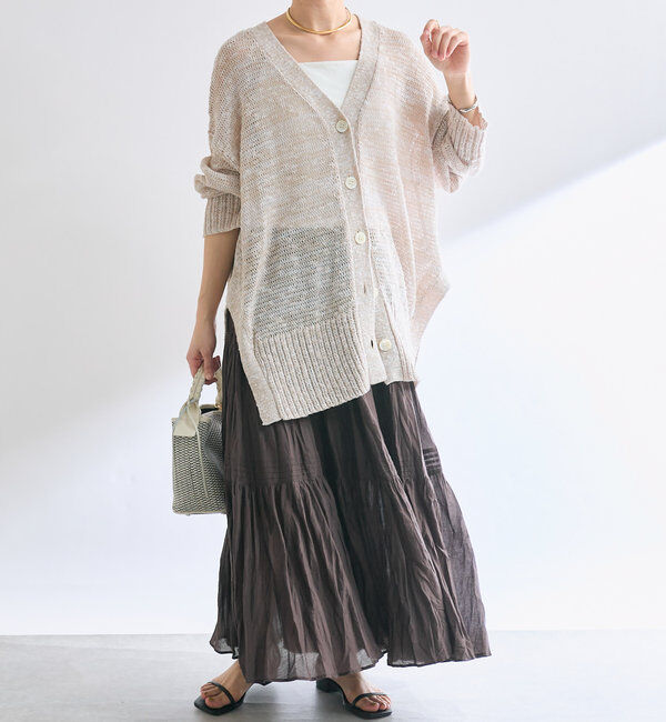  「【名品リバイバル/5色展開】コットンワッシャープリーツスカート」|スカート|