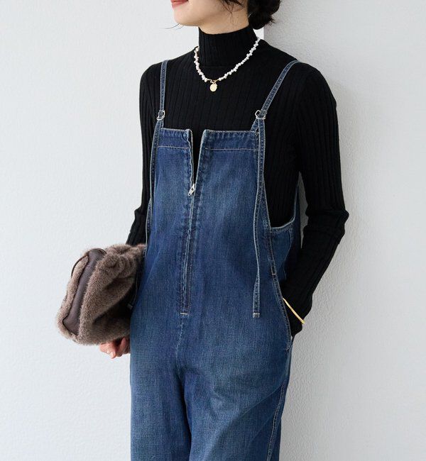  「【シーズン問わず使える】デニムサロペット」|ワンピース|