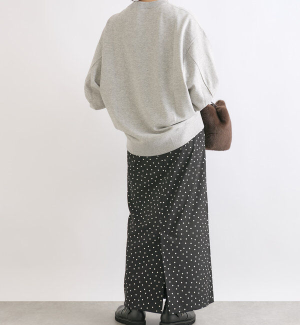  「【ストレッチ◎】ドットIラインタイトスカート」|スカート|