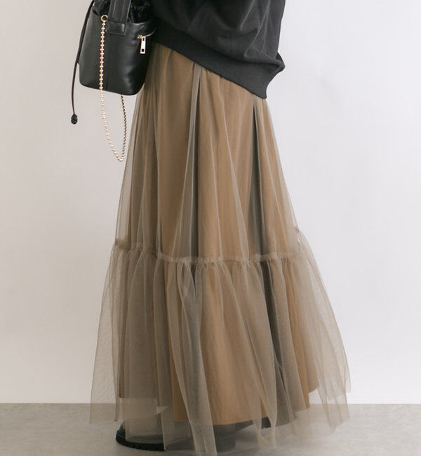  「【両面着れる】タフタリバーシブルスカート」|スカート|