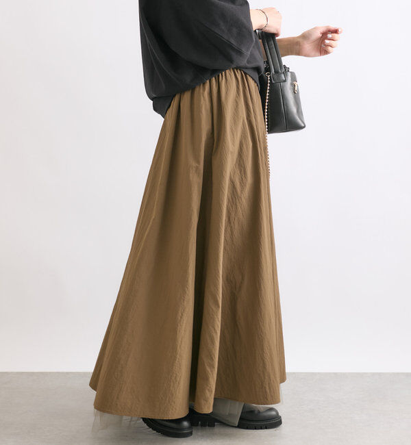  「【両面着れる】タフタリバーシブルスカート」|スカート|