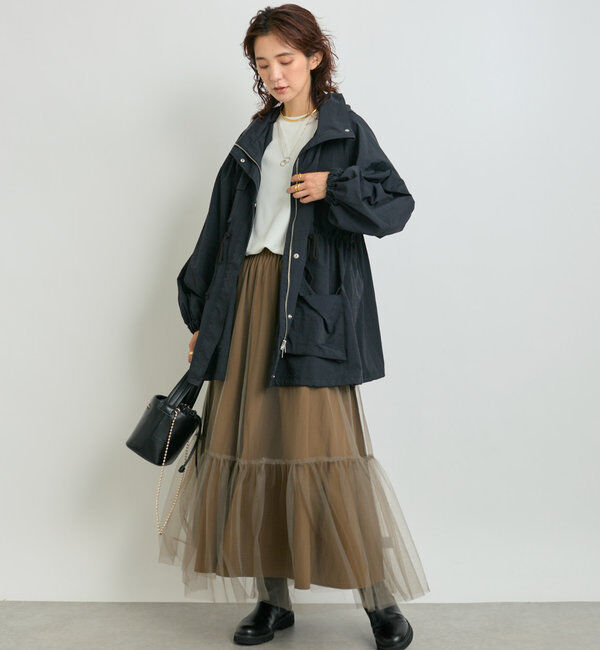  「【両面着れる】タフタリバーシブルスカート」|スカート|