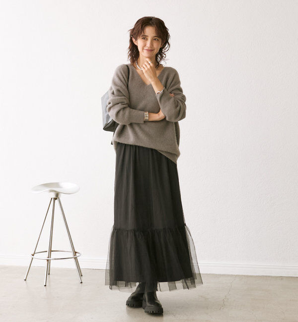  「【両面着れる】タフタリバーシブルスカート」|スカート|