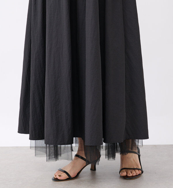  「【両面着れる】タフタリバーシブルスカート」|スカート|