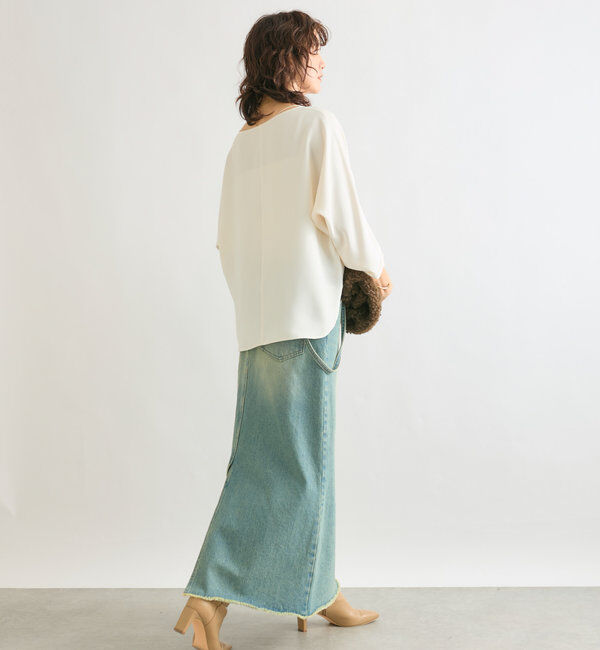  「【定番で着回せる】ドルマンターンバックブラウス」|シャツ・ブラウス|