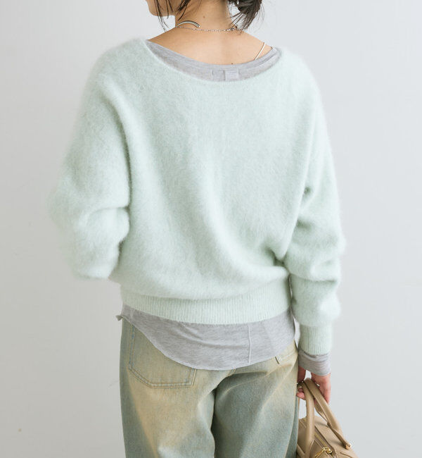  「【やわらかな肌触り】ファーヤーン2WAYニット」|ニット・セーター|