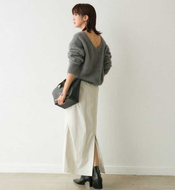  「【やわらかな肌触り】ファーヤーン2WAYニット」|ニット・セーター|