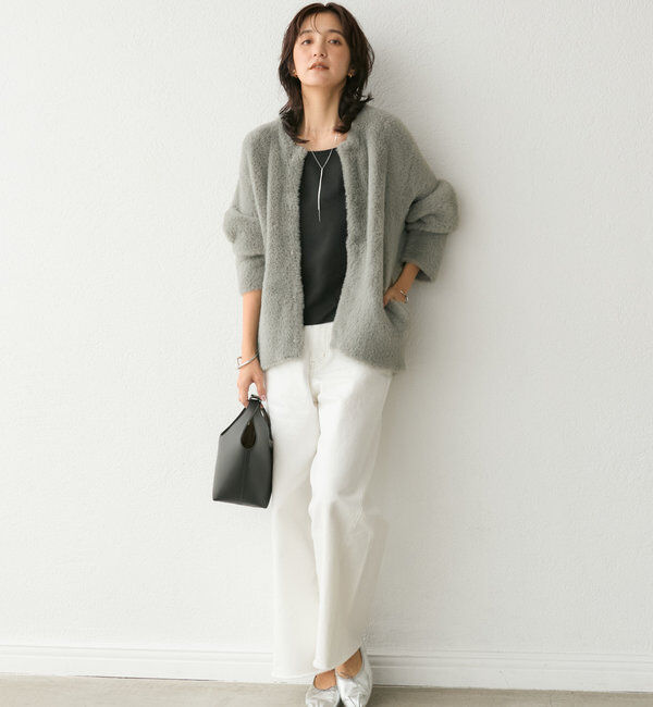  「【MONN.:.(モン)】neat wide DENIM」|デニム|