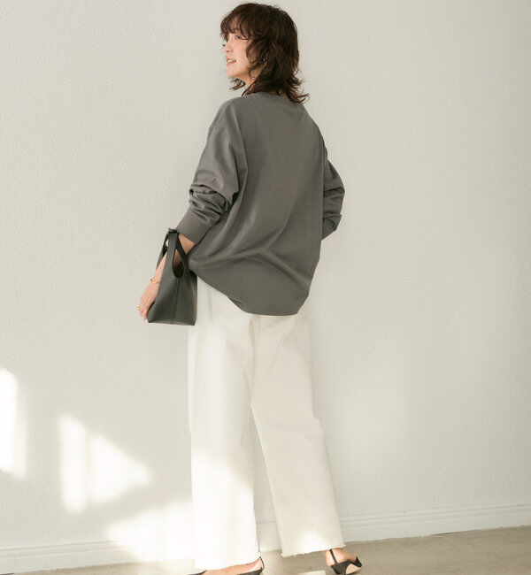  「【MONN.:.(モン)】neat wide DENIM」|デニム|