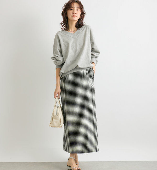  「【ストレッチ◎】ナチュラルストレッチスカート」|スカート|