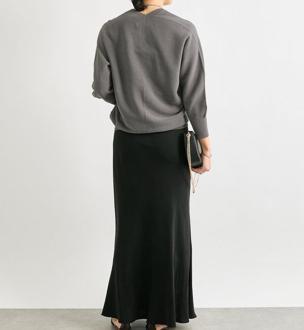  「【キレイ見え◎】ライトギマバックボリュームニット」|ニット・セーター|