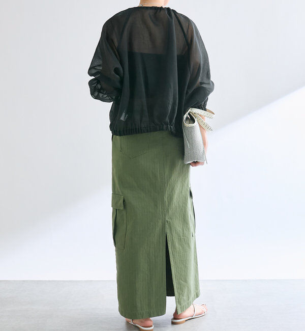  「【軽やかな着心地】ソフトオーガンジーZIPブルゾン」|ブルゾン・スタジャン|