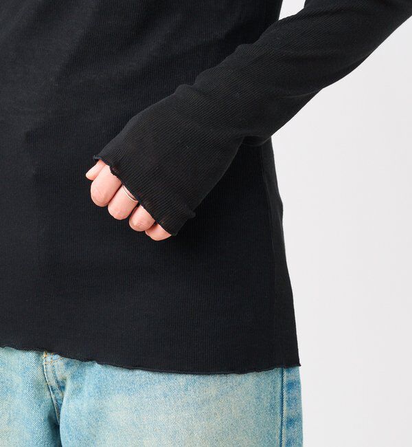  「【女性らしい抜け感】シアーテレコオフショルカットソー」|Tシャツ・カットソー|