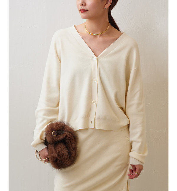  「【セットアップ対応】ニットカーディガン」|ニット・セーター|