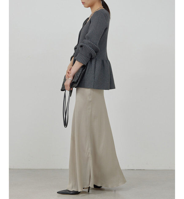  「【前後2way】ペプラム2WAYカーデ」|ニット・セーター|