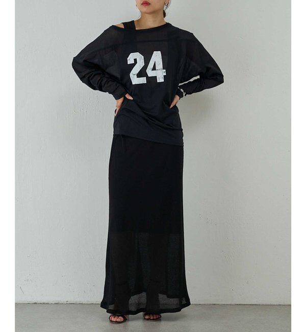  「【PEAS】シアーフットボールTシャツ」|Tシャツ・カットソー|