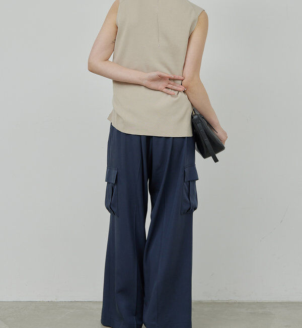  「【接触冷感/アンサンブル対応】アイシーコットンノースリ」|ニット・セーター|