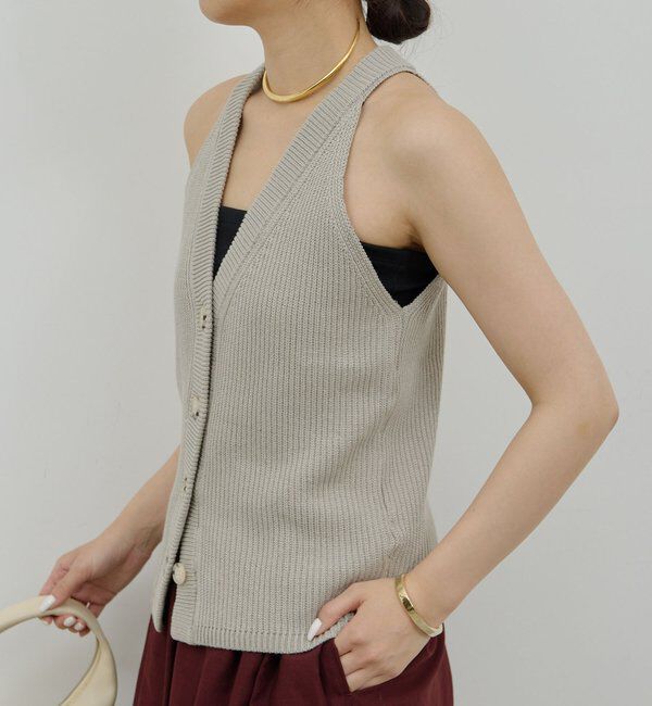  「リブホルターニット」|ニット・セーター|