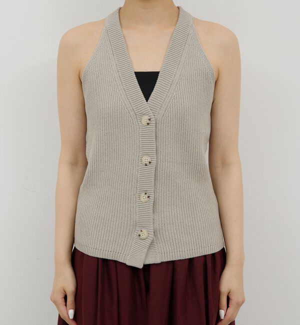  「リブホルターニット」|ニット・セーター|