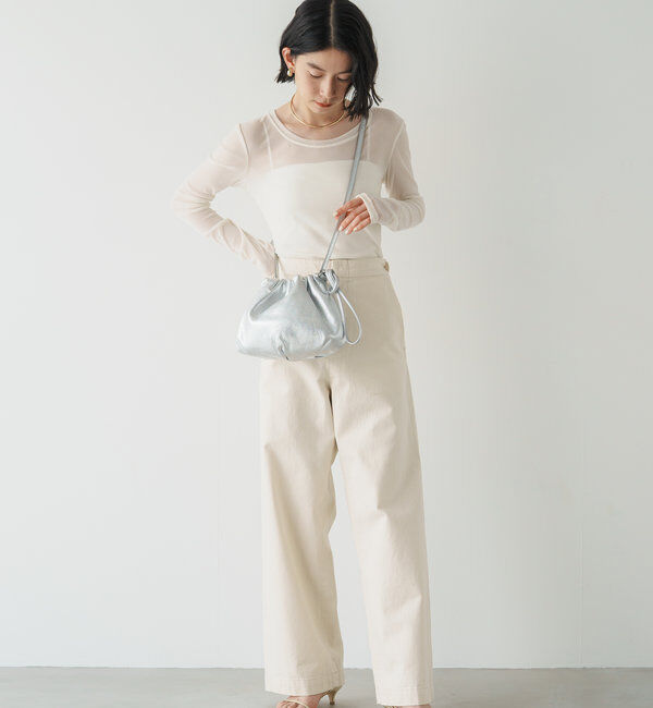  「レザー巾着4WAYショルダーバッグ」|ショルダー・メッセンジャー|