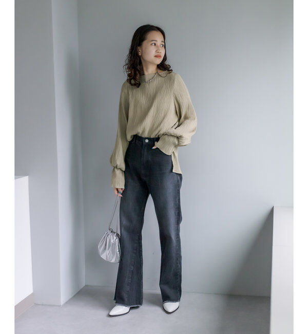  「ai no de kojimaフレア」|デニム|