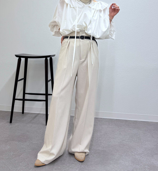  「リボンボリュームブラウス」|シャツ・ブラウス|