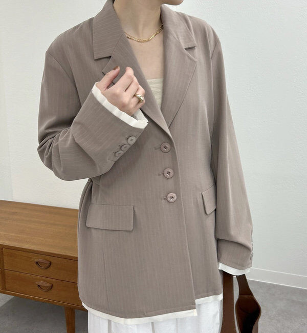  「裾レイヤードジャケット」|その他|