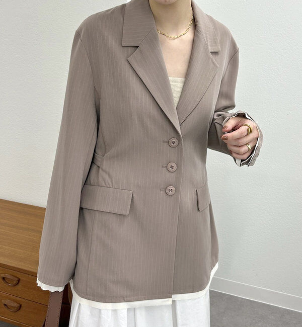  「裾レイヤードジャケット」|その他|