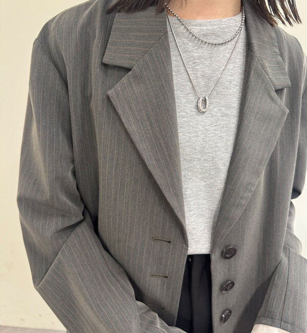  「裾レイヤードジャケット」|その他|