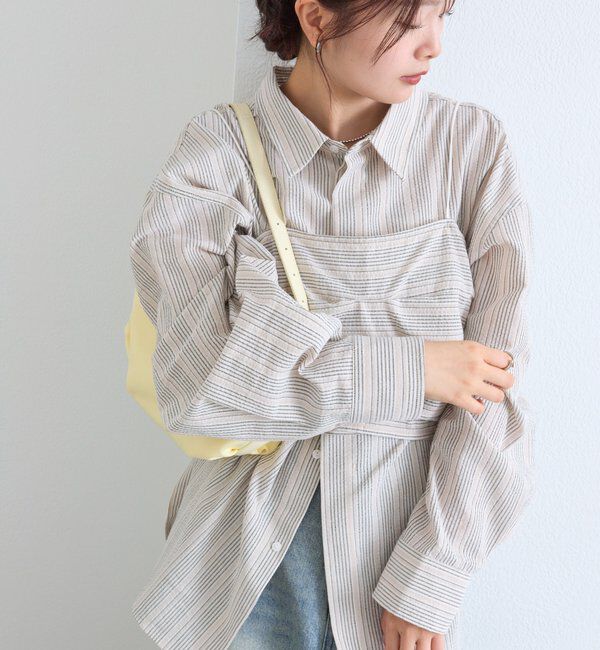  「ビスチェセットBIGシャツ」|シャツ・ブラウス|