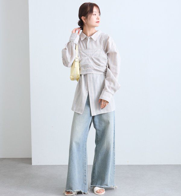  「ビスチェセットBIGシャツ」|シャツ・ブラウス|