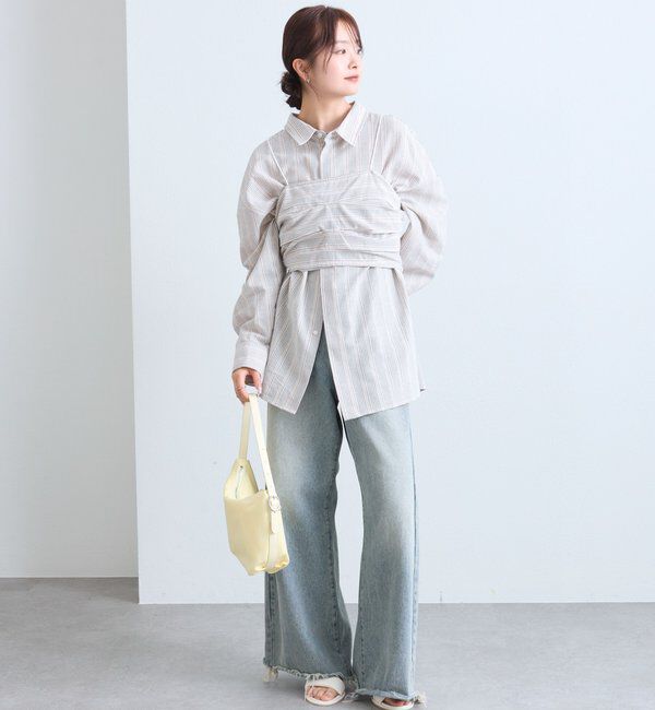  「ビスチェセットBIGシャツ」|シャツ・ブラウス|
