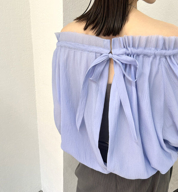  「ホイップリボンブラウス」|シャツ・ブラウス|