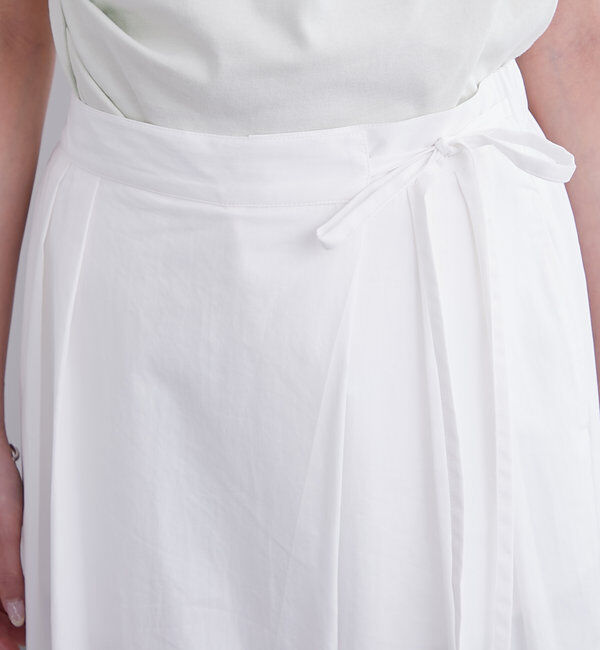  「ラップタックワイドパンツ」|チノ|