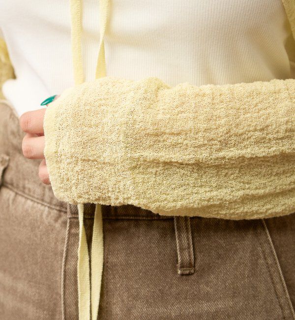  「シアーニットボレロ」|カーディガン|