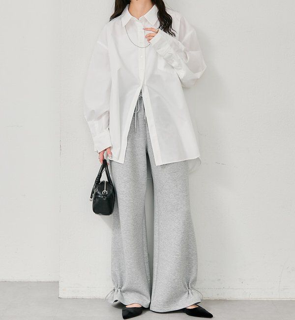  「ボタンレイヤードBIGシャツ」|シャツ・ブラウス|